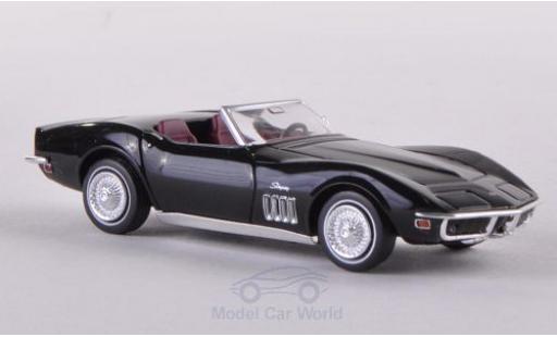Coche miniatura Chevrolet Corvette 1/87 Brekina (C3) Convertible negro Chevrolet Corvette 1/87 Brekina (C3) Convertible negro coche miniatura