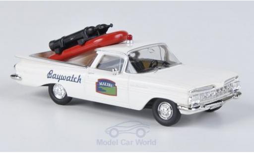 Coche miniatura Chevrolet El Camino 1/87 Brekina Malibu Baywatch mit Ladegut Chevrolet El Camino 1/87 Brekina Malibu Baywatch mit Ladegut coche miniatura