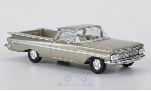 Coche miniatura Chevrolet El Camino 1/87 Brekina metalico beige/blanco Chevrolet El Camino 1/87 Brekina metalico beige/blanco coche miniatura