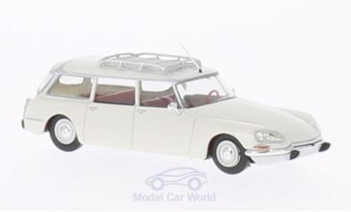 Citroen DS 1/87 Brekina Break blanco coche miniatura