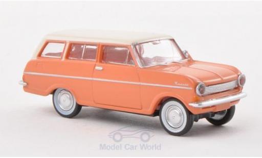 Coche miniatura Opel Kadett E 1/87 Brekina A Caravan rojo/blanco Opel Kadett E 1/87 Brekina A Caravan rojo/blanco coche miniatura