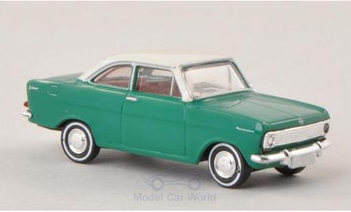Opel Kadett 1/87 Brekina A Coupe verde/blanco coche miniatura