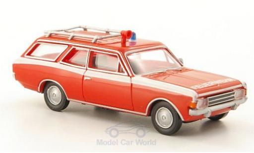 Coche miniatura Opel Rekord 1/87 Brekina C Caravan Feuerwehr Opel Rekord 1/87 Brekina C Caravan Feuerwehr coche miniatura