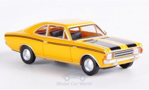 Coche miniatura Opel Rekord 1/87 Brekina C Coupe amarillo/negro Opel Rekord 1/87 Brekina C Coupe amarillo/negro coche miniatura