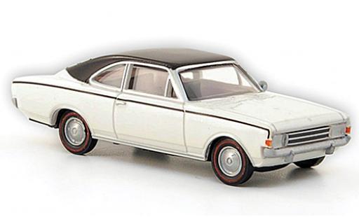Coche miniatura Opel Rekord 1/87 Brekina C Coupe blanco/matt-negro Opel Rekord 1/87 Brekina C Coupe blanco/matt-negro coche miniatura