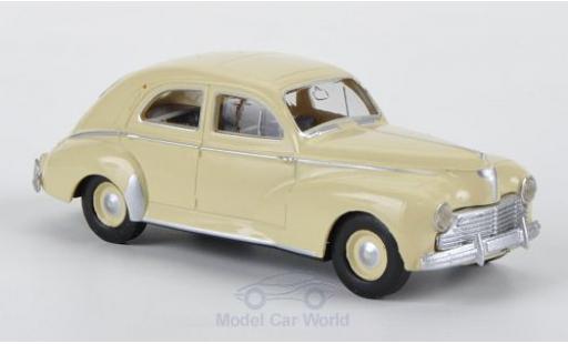 Peugeot 203 1/87 Brekina Berline beige coche miniatura