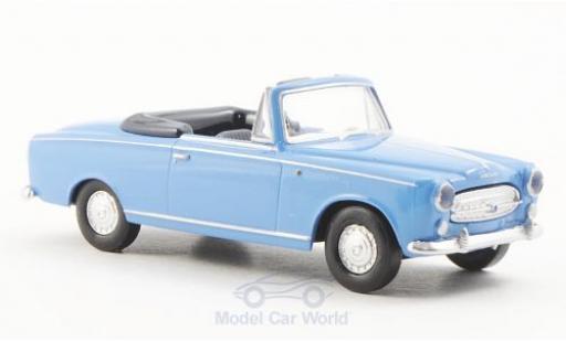 Coche miniatura Peugeot 403 1/87 Brekina Cabriolet azul Peugeot 403 1/87 Brekina Cabriolet azul coche miniatura