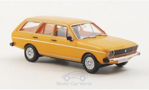 Volkswagen Passat 1/87 Brekina Variant amarillo coche miniatura