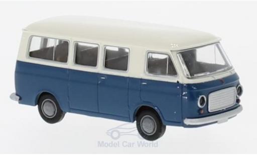 Fiat 238 1/87 Brekina Bus blanco/azul coche miniatura