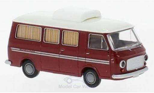 Fiat 238 1/87 Brekina Camper Weinsberg rojo coche miniatura