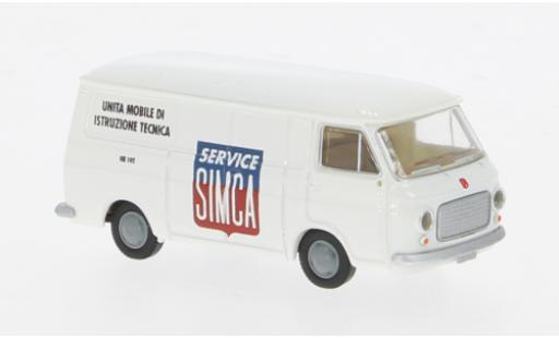 Fiat 238 1/87 Brekina Kasten Simca Service 1966 1:87 coche miniatura
