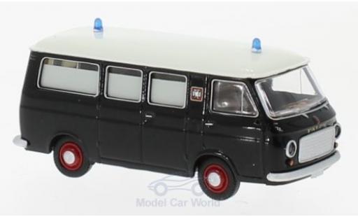 Fiat 238 1/87 Brekina negro/blanco Falck Krankenwagen coche miniatura
