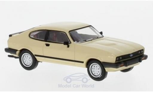 Coche miniatura Ford Capri 1/87 Brekina MKIII beige 1981 Ford Capri 1/87 Brekina MKIII beige 1981 coche miniatura