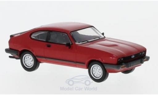 Coche miniatura Ford Capri 1/87 Brekina MKIII rojo 1981 Ford Capri 1/87 Brekina MKIII rojo 1981 coche miniatura