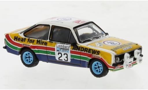 Coche miniatura Ford Escort 1/87 Brekina RS 1800 No.23 Rallye RAC Lombard 1977 1:87 Ford Escort 1/87 Brekina RS 1800 No.23 Rallye RAC Lombard 1977 1:87 coche miniatura