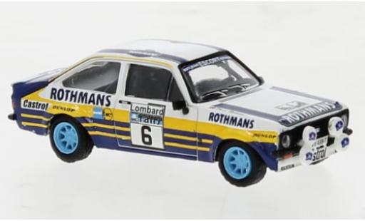 Coche miniatura Ford Escort 1/87 Brekina RS 1800 No.6 Rallye RAC Lombard 1979 1:87 Ford Escort 1/87 Brekina RS 1800 No.6 Rallye RAC Lombard 1979 1:87 coche miniatura