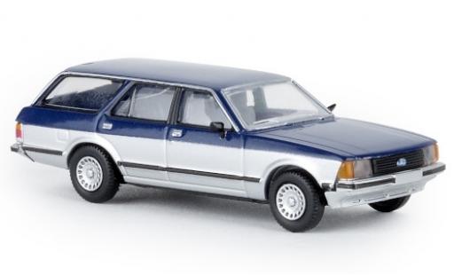 Coche miniatura Ford Granada 1/87 Brekina II Turnier azul/gris Sapphire 1977 Ford Granada 1/87 Brekina II Turnier azul/gris Sapphire 1977 coche miniatura