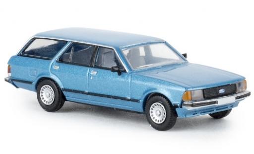 Coche miniatura Ford Granada 1/87 Brekina II Turnier metalico azul 1977 TD Ford Granada 1/87 Brekina II Turnier metalico azul 1977 TD coche miniatura