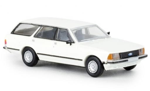 Coche miniatura Ford Granada 1/87 Brekina II Turnier blanco 1977 TD Ford Granada 1/87 Brekina II Turnier blanco 1977 TD coche miniatura