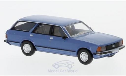 Coche miniatura Ford Granada 1/87 Brekina MKII Turnier azul 1978 Ford Granada 1/87 Brekina MKII Turnier azul 1978 coche miniatura
