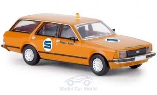 Coche miniatura Ford Granada 1/87 Brekina MKII Turnier Streckensicherung 1977 Ford Granada 1/87 Brekina MKII Turnier Streckensicherung 1977 coche miniatura