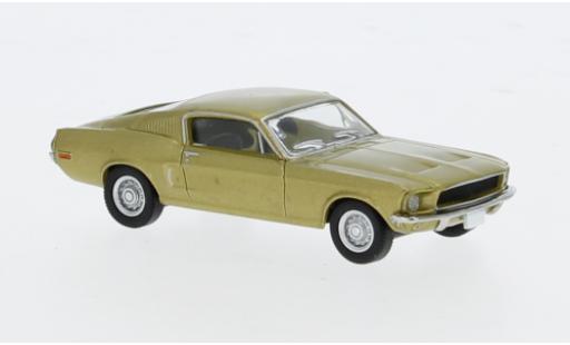 Coche miniatura Ford Mustang 1/87 Brekina GT 350 Fastback gold 1968 1:87 Ford Mustang 1/87 Brekina GT 350 Fastback gold 1968 1:87 coche miniatura