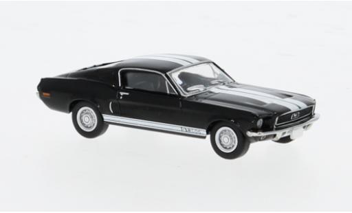 Coche miniatura Ford Mustang 1/87 Brekina GT 350 Fastback schwarz/weiss 1968 1:87 Ford Mustang 1/87 Brekina GT 350 Fastback schwarz/weiss 1968 1:87 coche miniatura