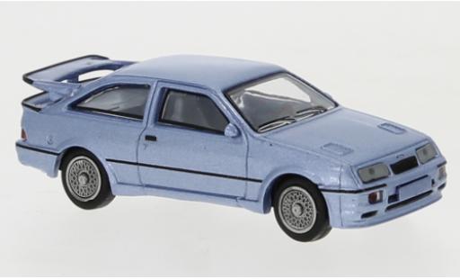 Ford Sierra 1/87 Brekina RS 500 Cosworth metalico azul 1986 coche miniatura