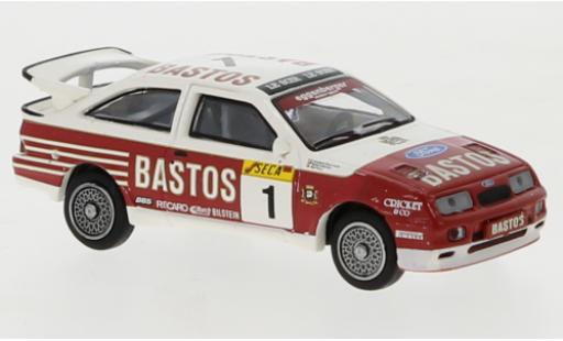 Ford Sierra 1/87 Brekina RS 500 Cosworth No.1 Eggenberger Motorsport Bastos 24h Spa 1989 G.Brancatelli/B.Schneider/W.Percy coche miniatura