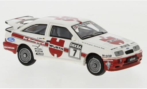 Ford Sierra 1/87 Brekina RS 500 Cosworth No.7 Würth DTM 1989 A.Hahne coche miniatura