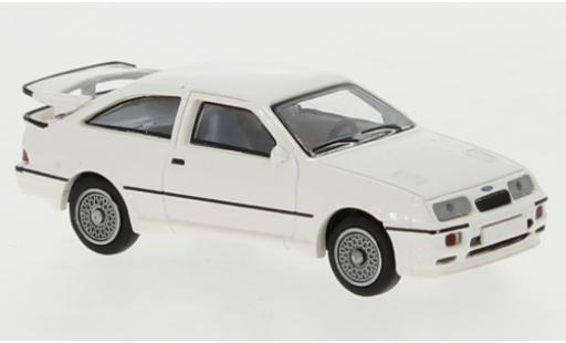 Ford Sierra 1/87 Brekina RS 500 Cosworth blanco 1986 coche miniatura