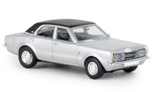 Ford Taunus 1/87 Brekina GXL gris/negro 1972 coche miniatura