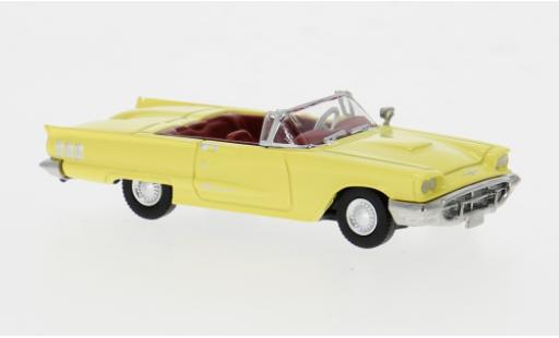 Coche miniatura Ford Thunderbird 1/87 Brekina Cabriolet gelb 1960 1:87 Ford Thunderbird 1/87 Brekina Cabriolet gelb 1960 1:87 coche miniatura