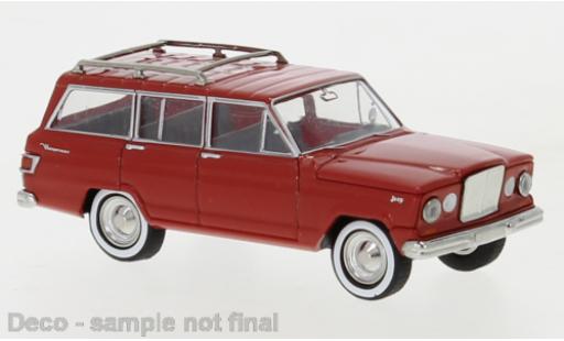 Coche miniatura Jeep Wagoneer 1/87 Brekina A rojo 1964 Jeep Wagoneer 1/87 Brekina A rojo 1964 coche miniatura