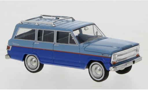 Coche miniatura Jeep Wagoneer 1/87 Brekina B azul/azul 1968 Jeep Wagoneer 1/87 Brekina B azul/azul 1968 coche miniatura