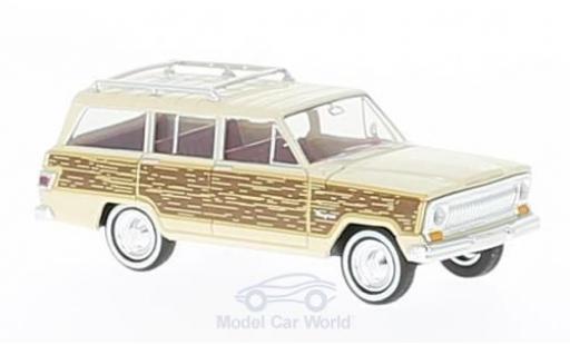 Coche miniatura Jeep Wagoneer 1/87 Brekina beige/Holzoptik Woody Jeep Wagoneer 1/87 Brekina beige/Holzoptik Woody coche miniatura