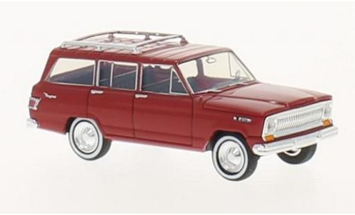 Jeep Wagoneer 1/87 Brekina rojo coche miniatura