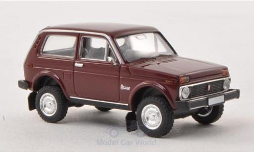 Lada Niva 1/87 Brekina rojo coche miniatura