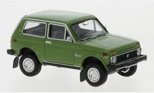 Lada Niva 1/87 Brekina verde coche miniatura
