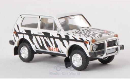 Coche miniatura Lada Niva 1/87 Brekina negro/blanco Safari Lada Niva 1/87 Brekina negro/blanco Safari coche miniatura
