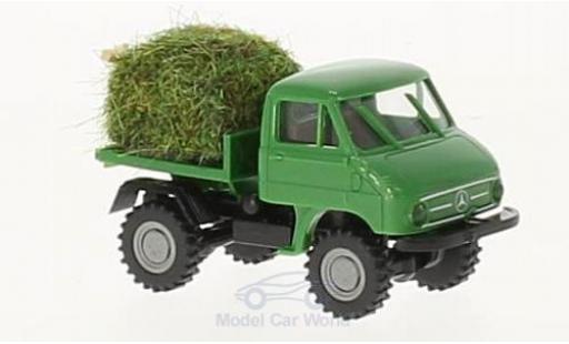 Coche miniatura Mercedes Unimog 1/87 Brekina 411 mit Heuladung Mercedes Unimog 1/87 Brekina 411 mit Heuladung coche miniatura