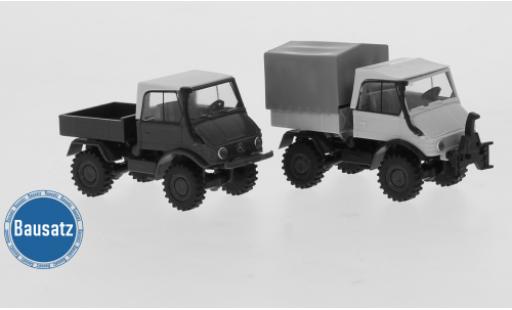 Coche miniatura Mercedes Unimog 1/87 Brekina 421 Sortiment zum Bau von 2 Modellen 1960 Mercedes Unimog 1/87 Brekina 421 Sortiment zum Bau von 2 Modellen 1960 coche miniatura