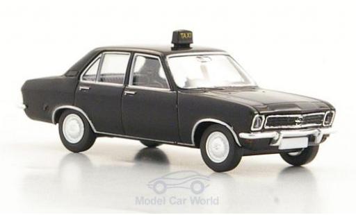 Coche miniatura Opel Ascona 1/87 Brekina A Taxi 4-Türer negro Opel Ascona 1/87 Brekina A Taxi 4-Türer negro coche miniatura