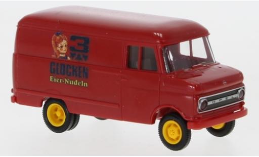 Coche miniatura Opel Blitz 1/87 Brekina B Kastenwagen 3 Glocken Eiernudeln 1966 Opel Blitz 1/87 Brekina B Kastenwagen 3 Glocken Eiernudeln 1966 coche miniatura