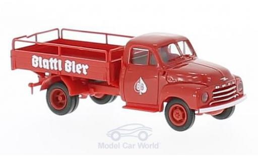 Coche miniatura Opel Blitz 1/87 Brekina Blattl Bier (A) Bierpritsche Opel Blitz 1/87 Brekina Blattl Bier (A) Bierpritsche coche miniatura