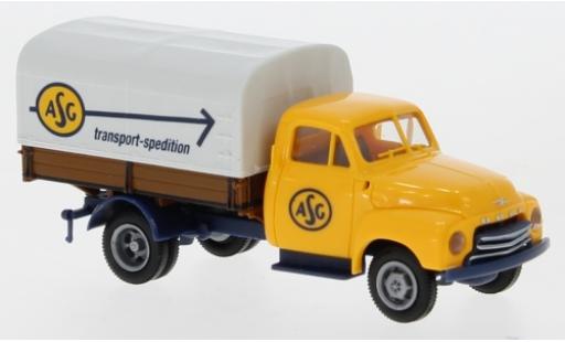 Coche miniatura Opel Blitz 1/87 Brekina PP ASG 1952 Opel Blitz 1/87 Brekina PP ASG 1952 coche miniatura