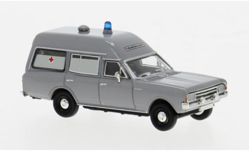 Coche miniatura Opel Rekord 1/87 Brekina C KTW grau DRK 1968 1:87 Opel Rekord 1/87 Brekina C KTW grau DRK 1968 1:87 coche miniatura