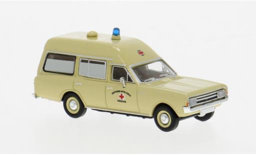Coche miniatura Opel Rekord 1/87 Brekina C KTW beige DRK 1968 1:87 Opel Rekord 1/87 Brekina C KTW beige DRK 1968 1:87 coche miniatura