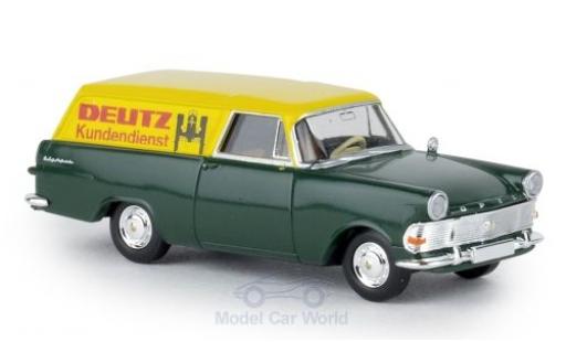 Coche miniatura Opel Rekord 1/87 Brekina P2 Kasten Deutz Kundendienst Opel Rekord 1/87 Brekina P2 Kasten Deutz Kundendienst coche miniatura