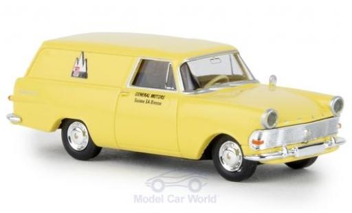 Coche miniatura Opel Rekord 1/87 Brekina P2 Kasten GM Suisse TD Opel Rekord 1/87 Brekina P2 Kasten GM Suisse TD coche miniatura